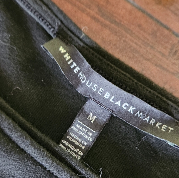 WHITE HOUSE BLACK MARKET CUTOFF SHOULDERS DRESS 👗 - Picture 4 of 8